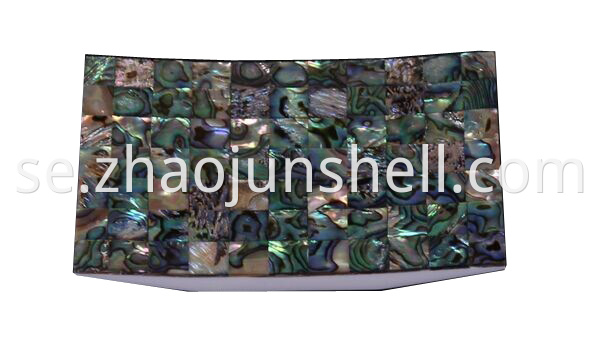 paua shell towel tray